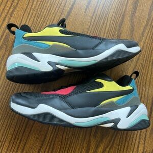 Puma Thunder Spectra Shoes Black/Blue/Red/Yellow (Size Men’s 10)